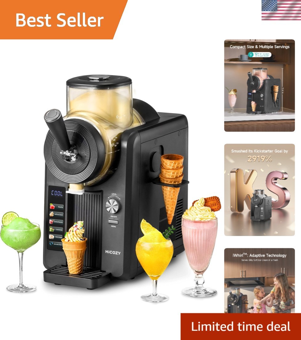 Automatic F3 Slushie Machine with Quicool Technology – 5 Presets for Easy Treats