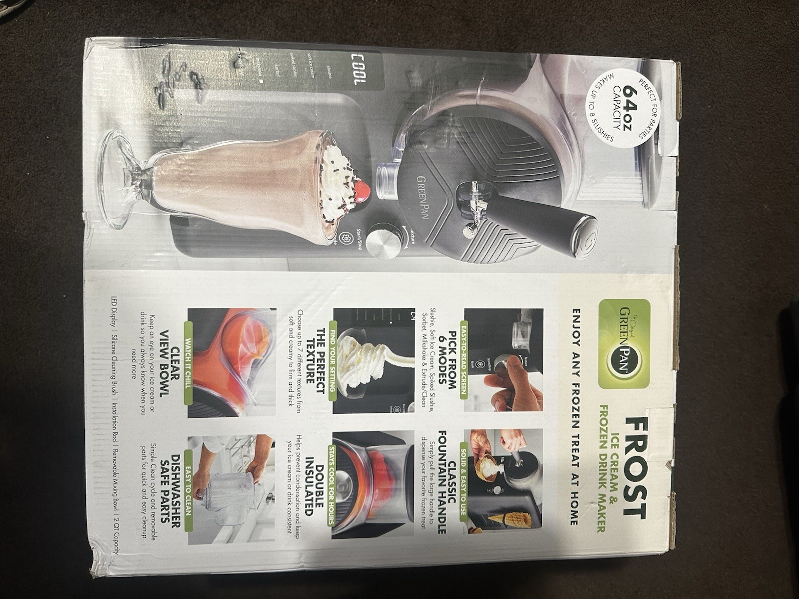 Frost Ice Cream Machine & Frozen Drink Maker, Soft Serve, Slushie, Milkshakes…