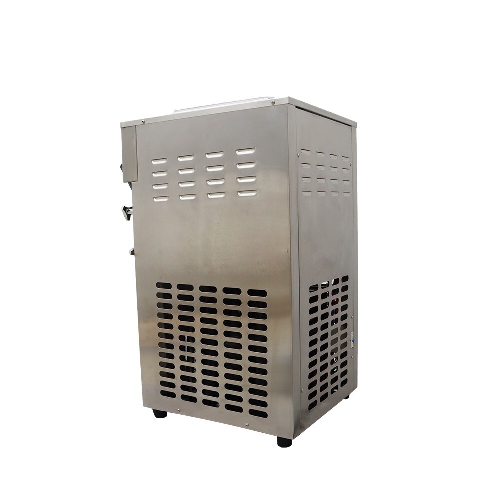 Countertop Soft Ice Cream Machine 3 Flavors 110V LED Display Double Cylinders