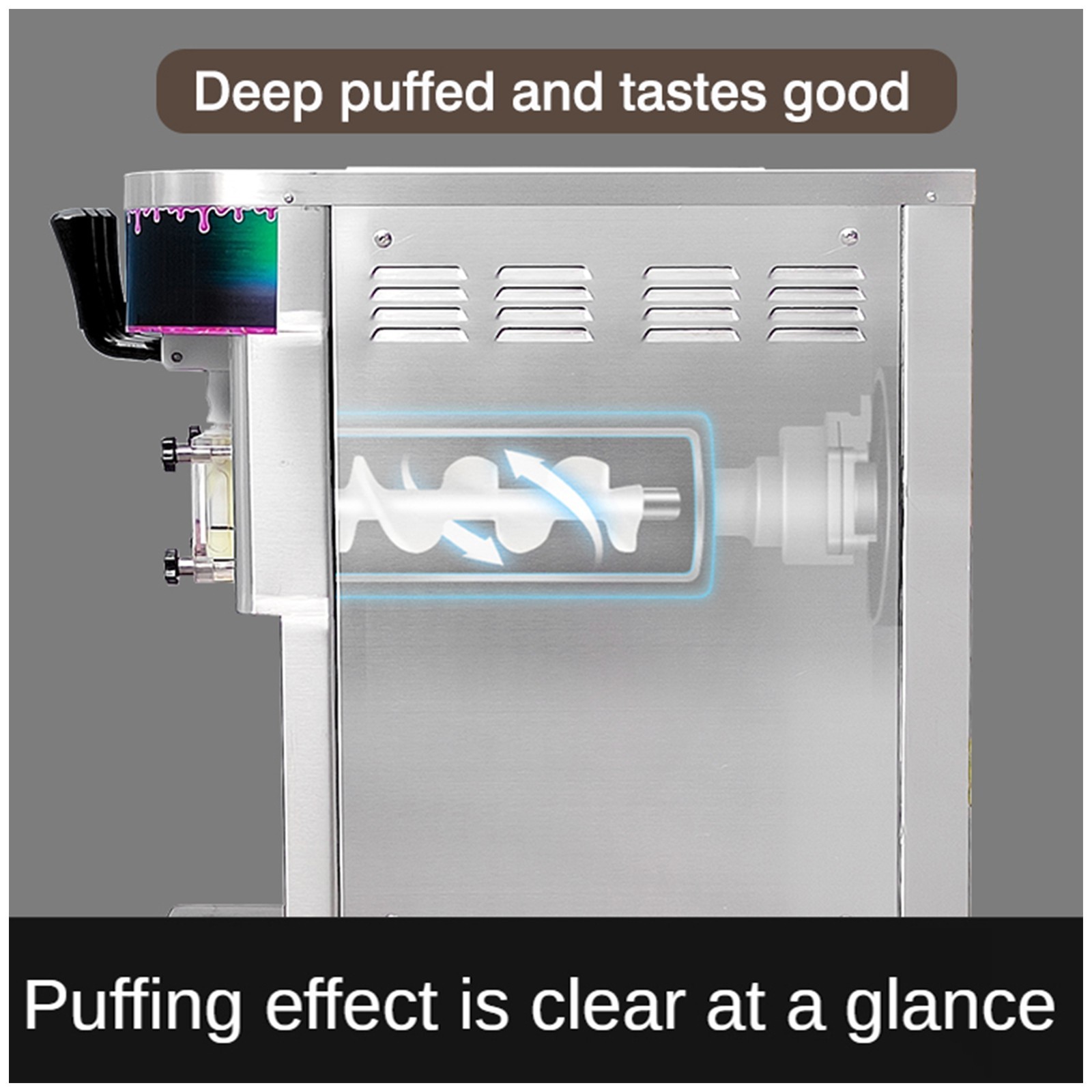 95% New Kolice Commercial ETL3 flavors Soft Ice Cream Machine,2+1 mixed flavors