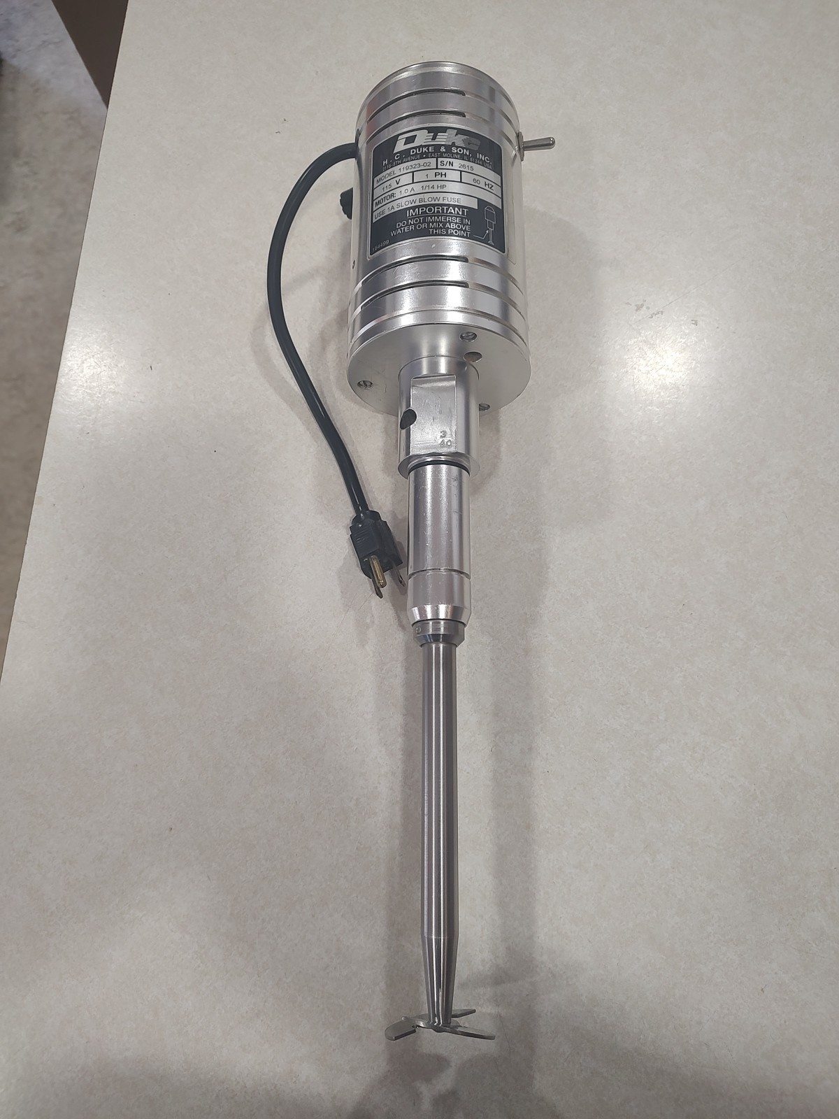 Electro Freeze HC119323-02 SPINDLE-ASSY 24OZ FRONT MOUNT