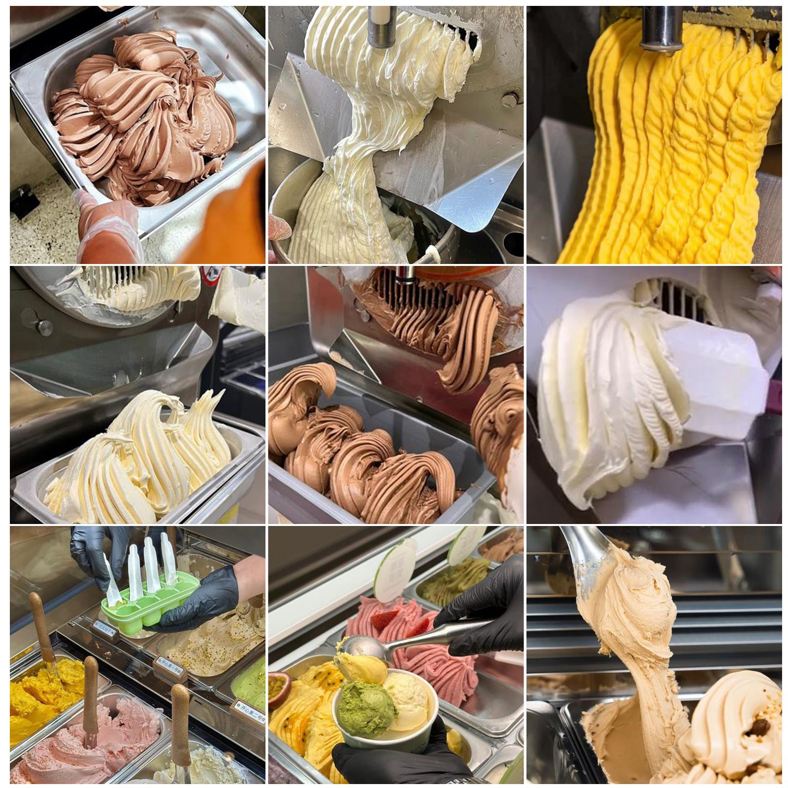Kolice ETL Commercial heavy duty gelato hard ice cream machine 85-100L/hour