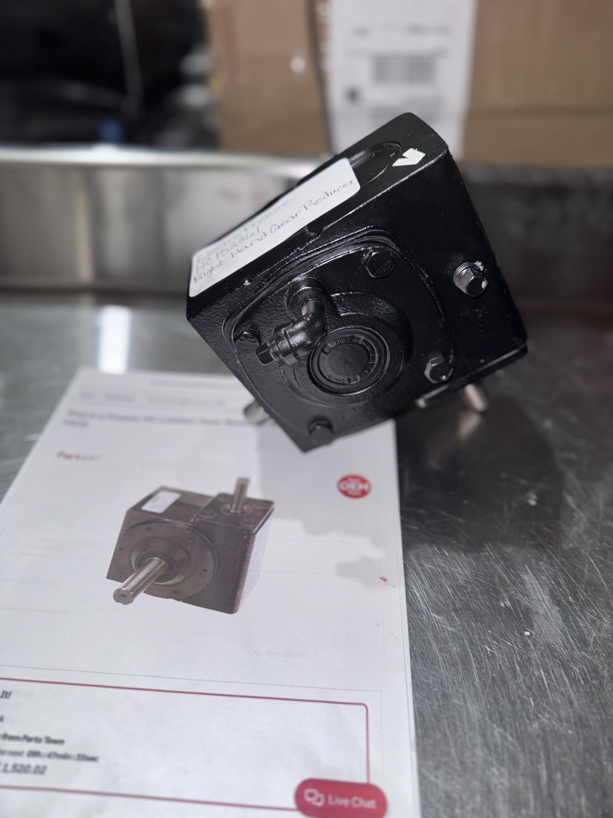 Electro Freeze – WINSMITH HC153361 Gear Reducer, Right Hand W/Coupling HC111780