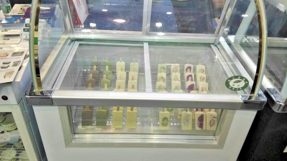 NEW 46″ Popsicle Freezer Ice Cream Display Case LED Lighting Showcase Holds 48