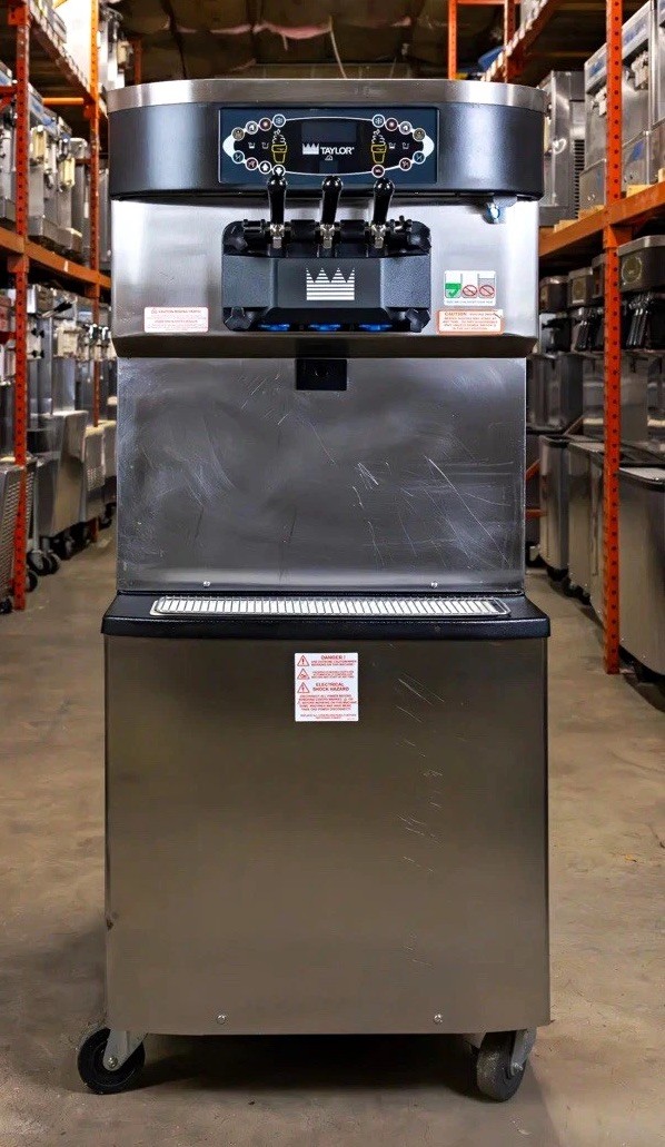 Taylor C716-33 Soft Serve Ice Cream Machine, 2 Hoppers, Floor Model
