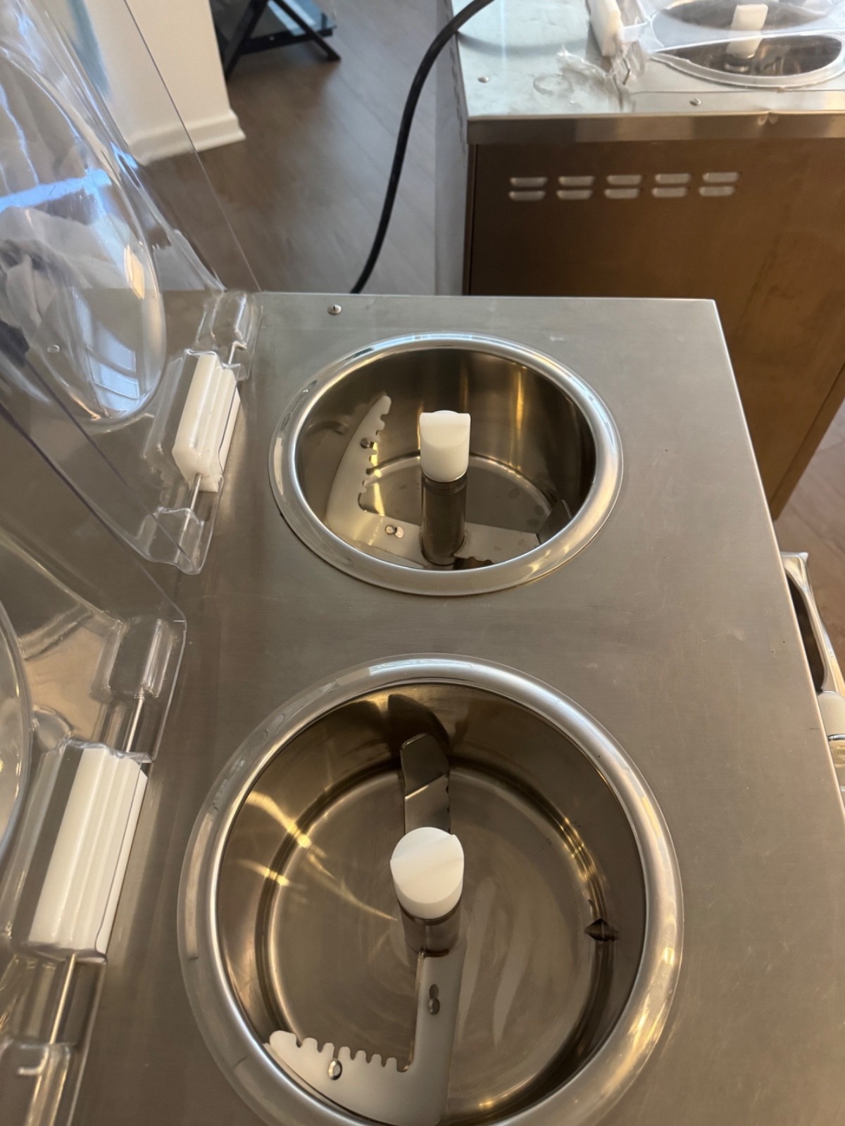 BG Italy INST21 2 Pot Ice Cream/Gelato Machine (Makes ACAI BOWLS)