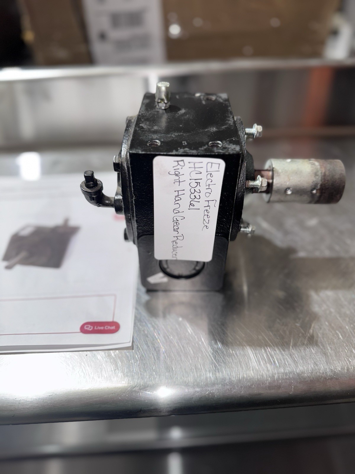 Electro Freeze – WINSMITH HC153361 Gear Reducer, Right Hand W/Coupling HC111780