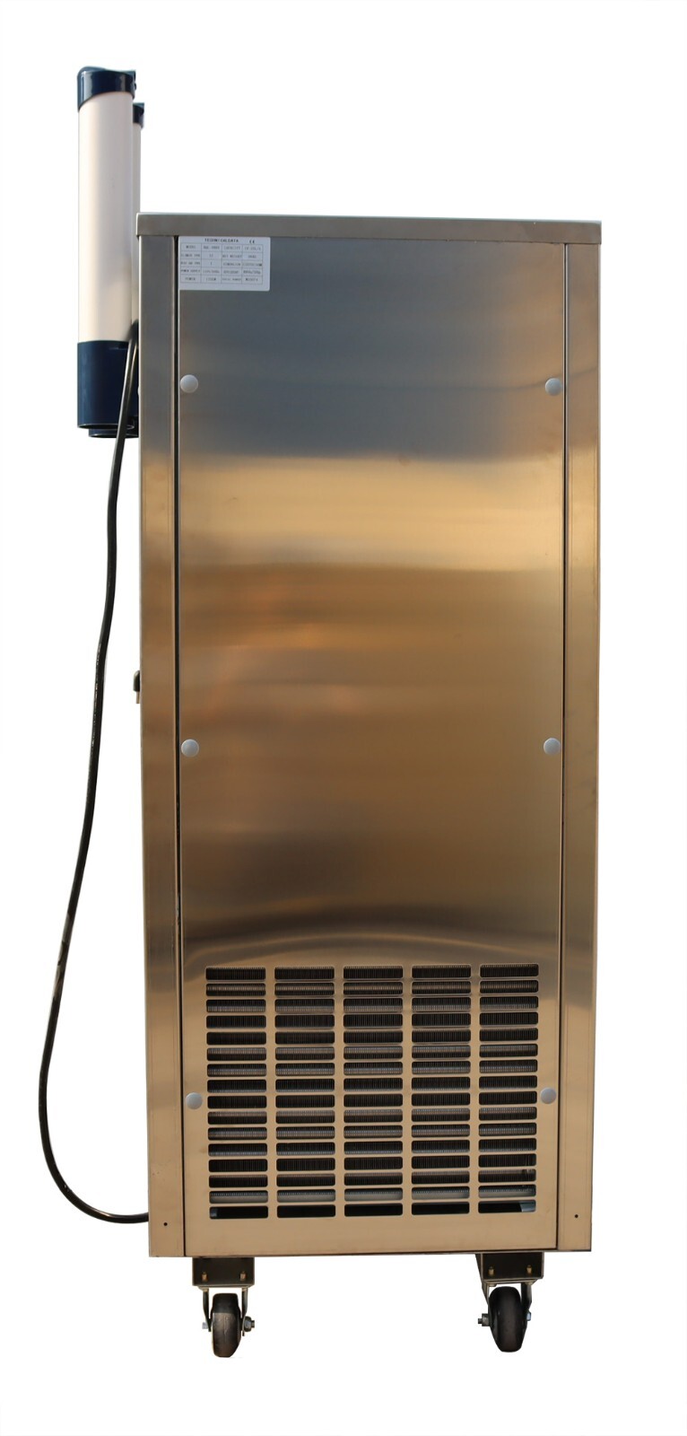 110V 3-Head Vertical Commercial Soft Ice Cream Machine with LCD Digital 20-30L/h