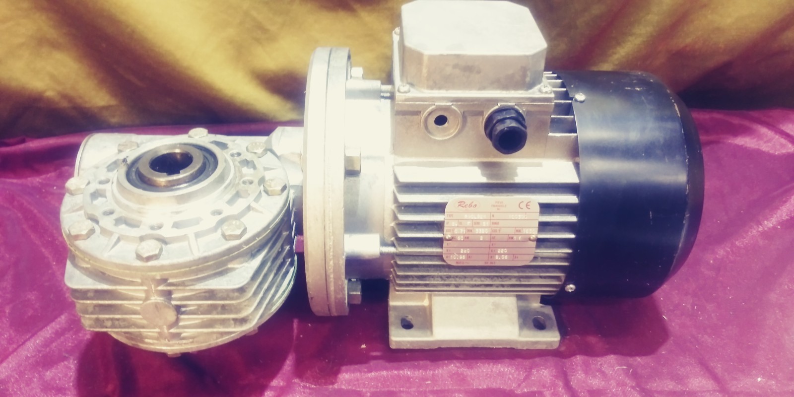 Telme CRM Extragel 28-35 Batch Frz Parts pn#M05.011, M01.057 Gear Reducer, Motor