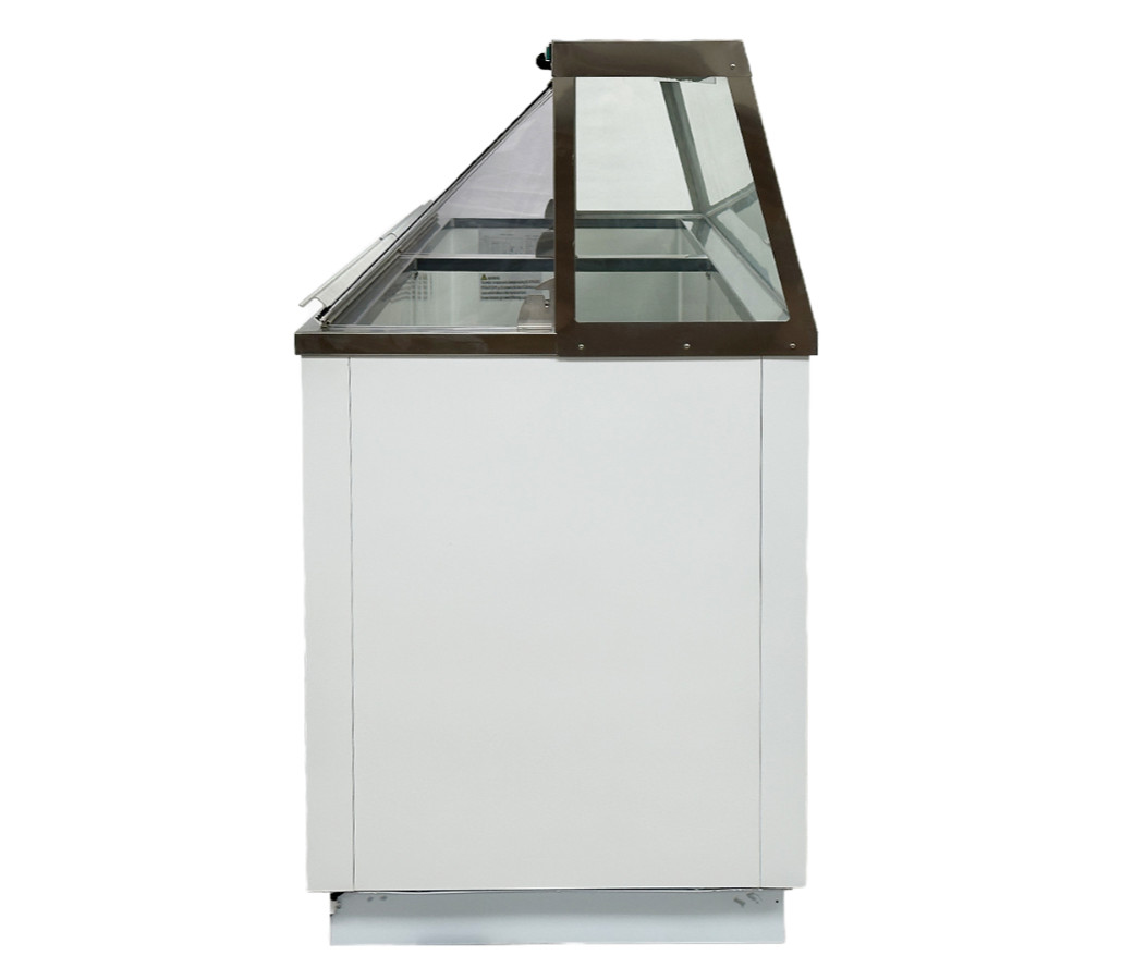 NSF 16 Can Ice Cream Cabinet Refrigerator Display Case Showcase Gelato Freezer