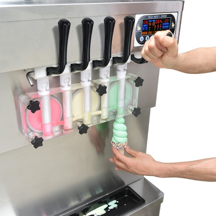 Kolice Commercial 5 flavors soft ice cream maker Soft serve ice cream machine