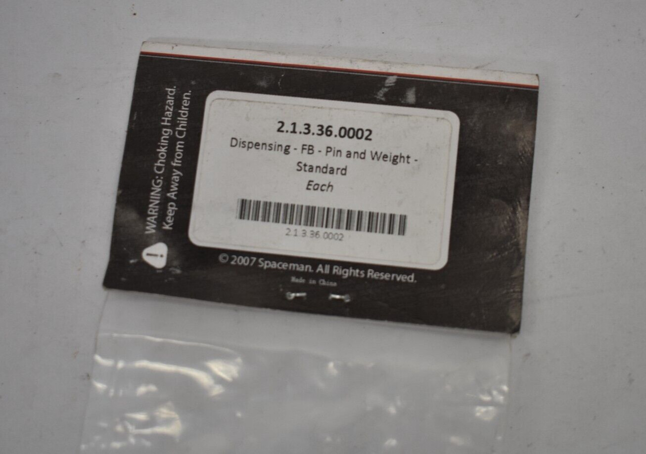 Spaceman USA Pin Weight Draw Valve Standard Size 2.1.3.36.0002 Replacement Unit