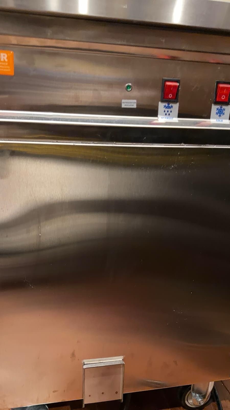 VEVOR Commercial Rolled Ice Cream Machine Single Pan, 1 Bucket CBJF-1DC-350