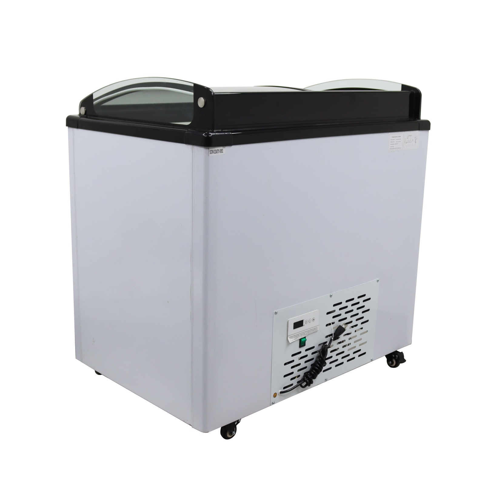 110V 2.5L*10-PAN Hard Ice Cream Showcase Electric Gelato Display Cabinet 330W