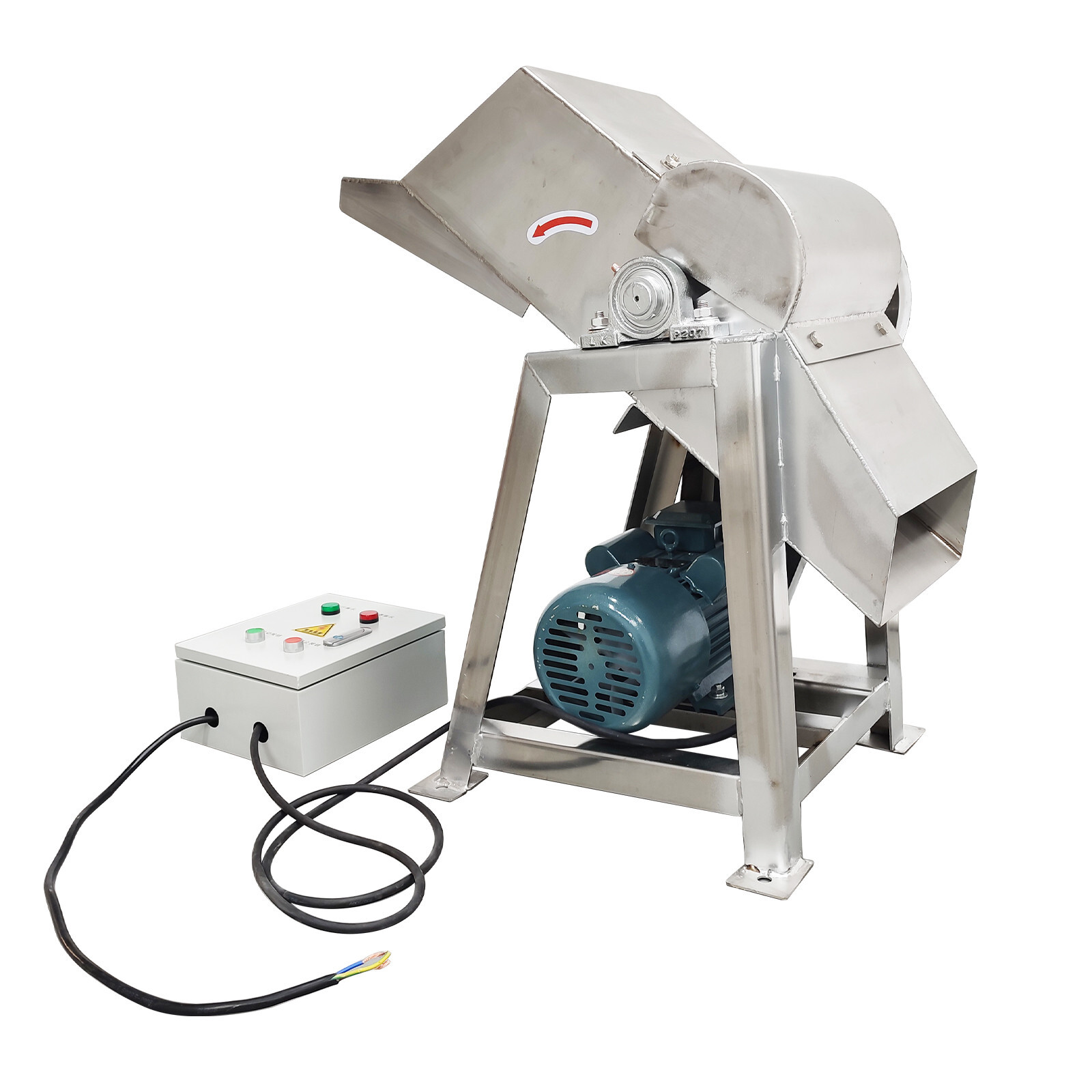 220V Large Scale Ice Breaker, 2T/H IndustrialIce Stainless Steel Ice Breaker