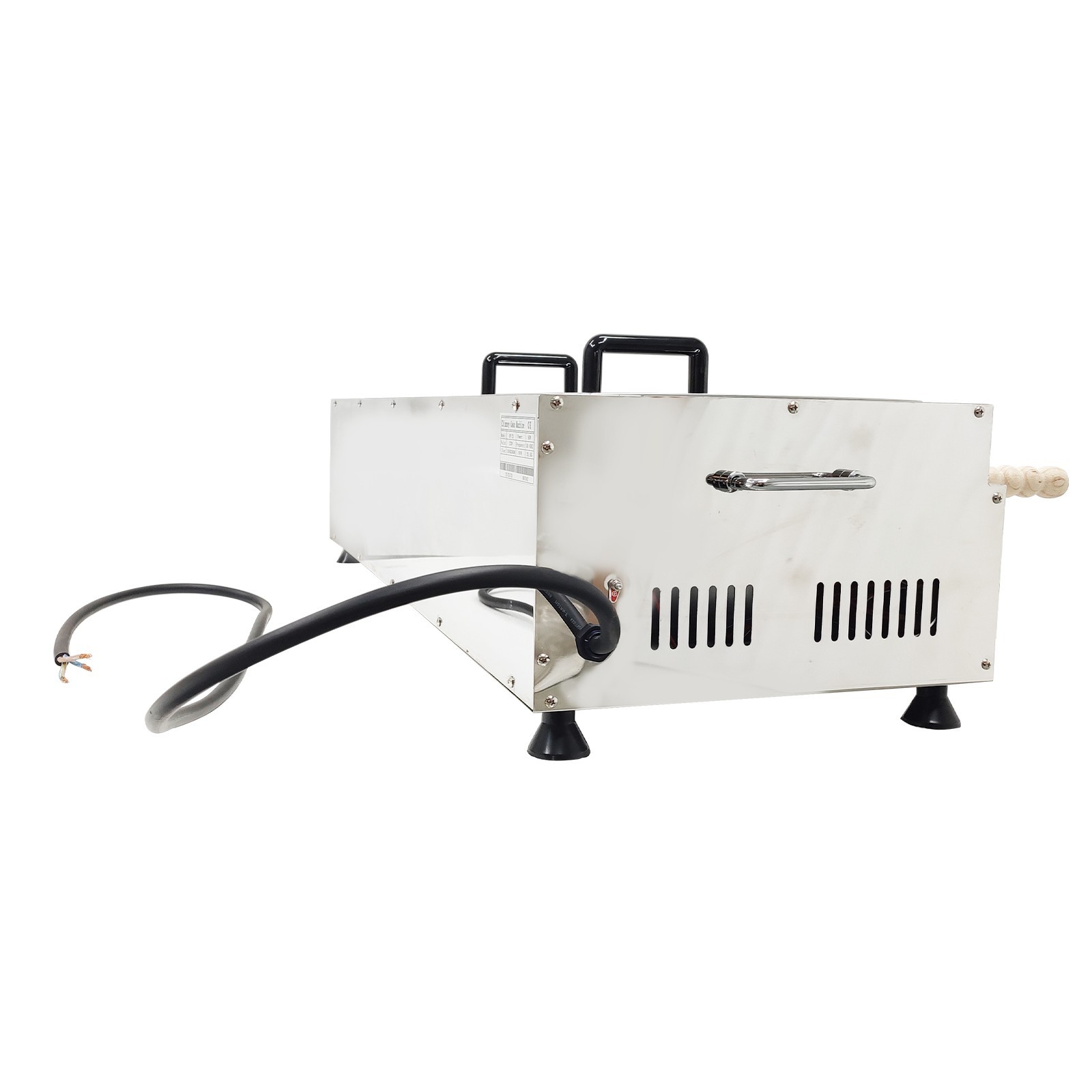 220V Chimney Cake Roll Oven Maker Electric Ice Cream Cone Machine 6KW