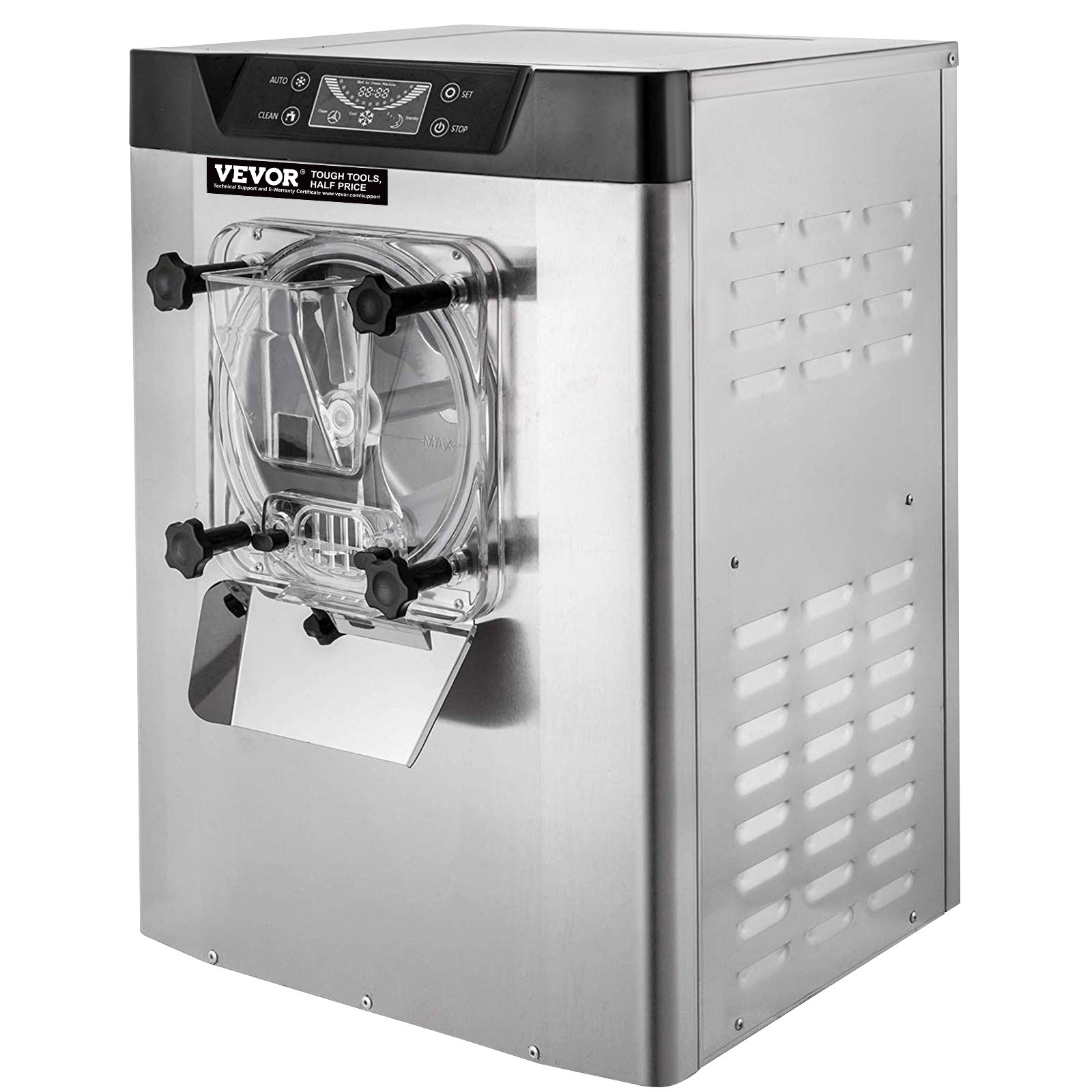 VEVOR Commercial Hard Ice Cream Machine 4.3-5.28 US Gallon/H Ice Cream Maker