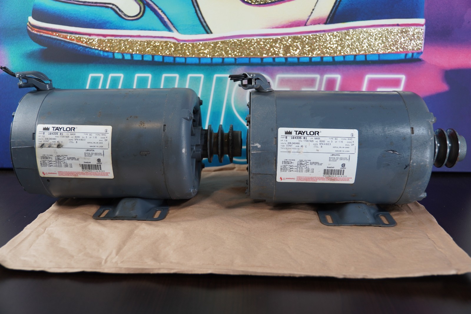 Taylor Beater Motor 3ph 021522-33 / 021522 750, 751, 754, 793, 794, c712, c713..