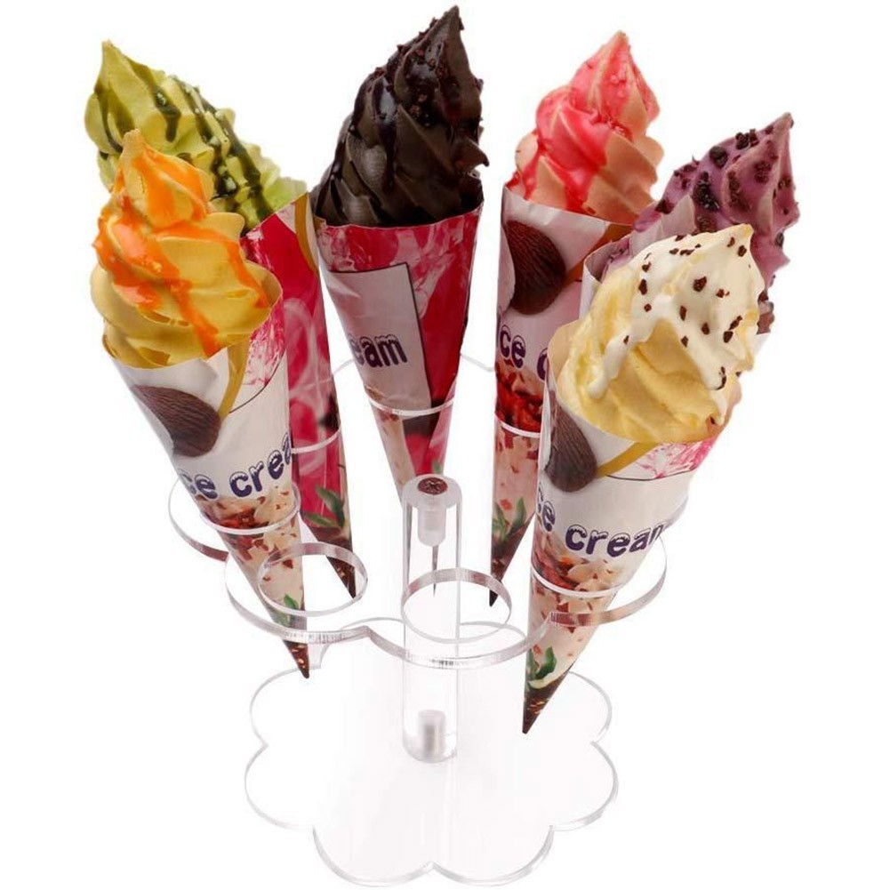 Ice Cream Cone Holder Chip Cone Holder Counter Top DIY Decoration Replacement