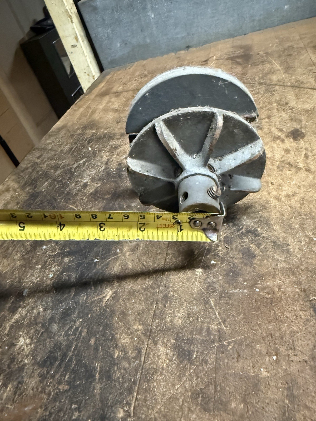 Vintage Old Echols Ice Shaver Snow Cone Machine Cutter Wheel Blades Parts USA