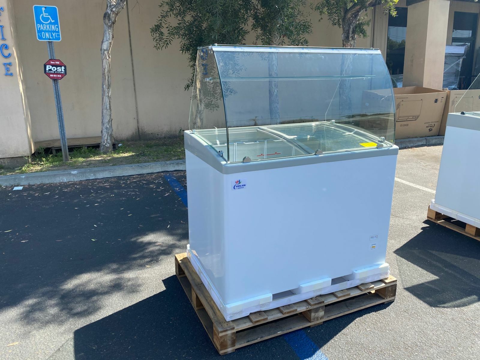 NEW 40″ Ice Cream Popsicle Freezer Chest Showcase Display Commercial NSF GL