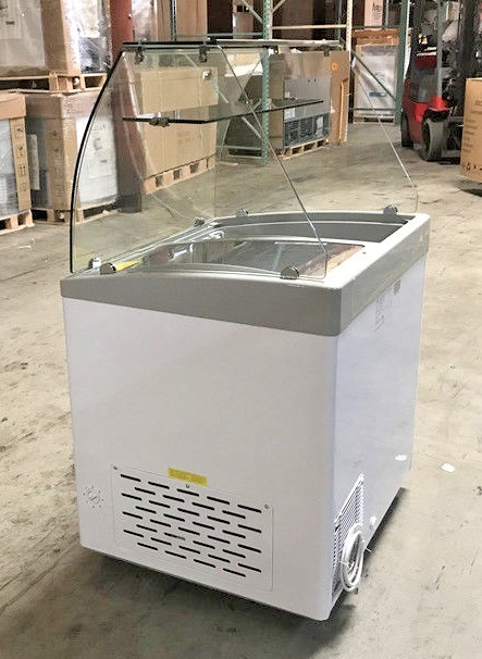 NEW 31″ Ice Cream Popsicle Glass Dipping Freezer Showcase Display Commercial NSF