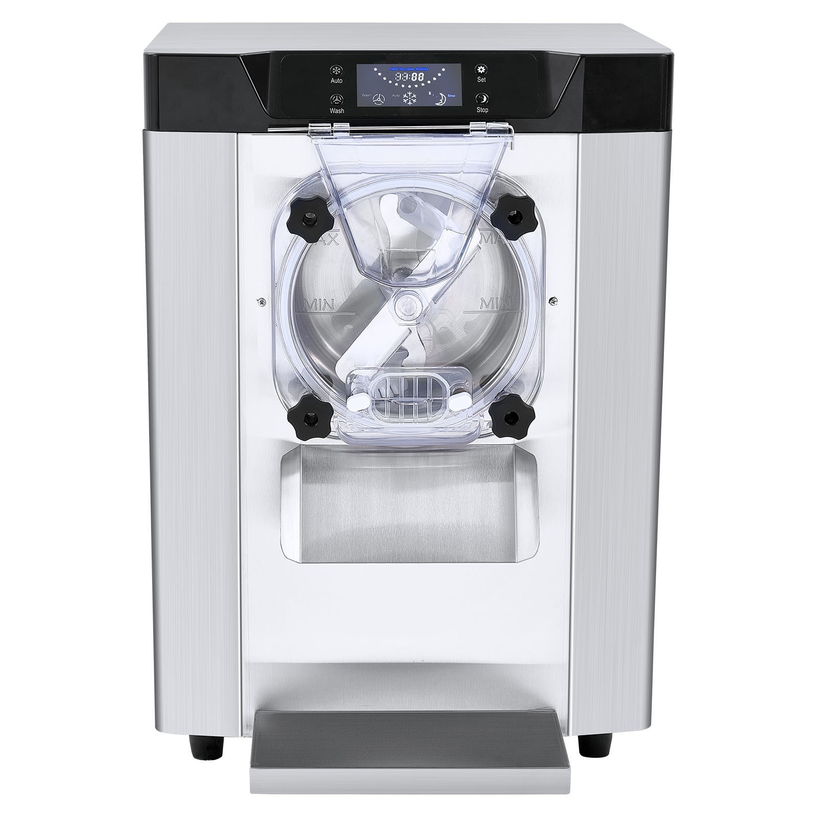 VEVOR Commercial Soft/Hard Serve Ice Cream Machine Maker 10-44L/H Yield 3 Flavor