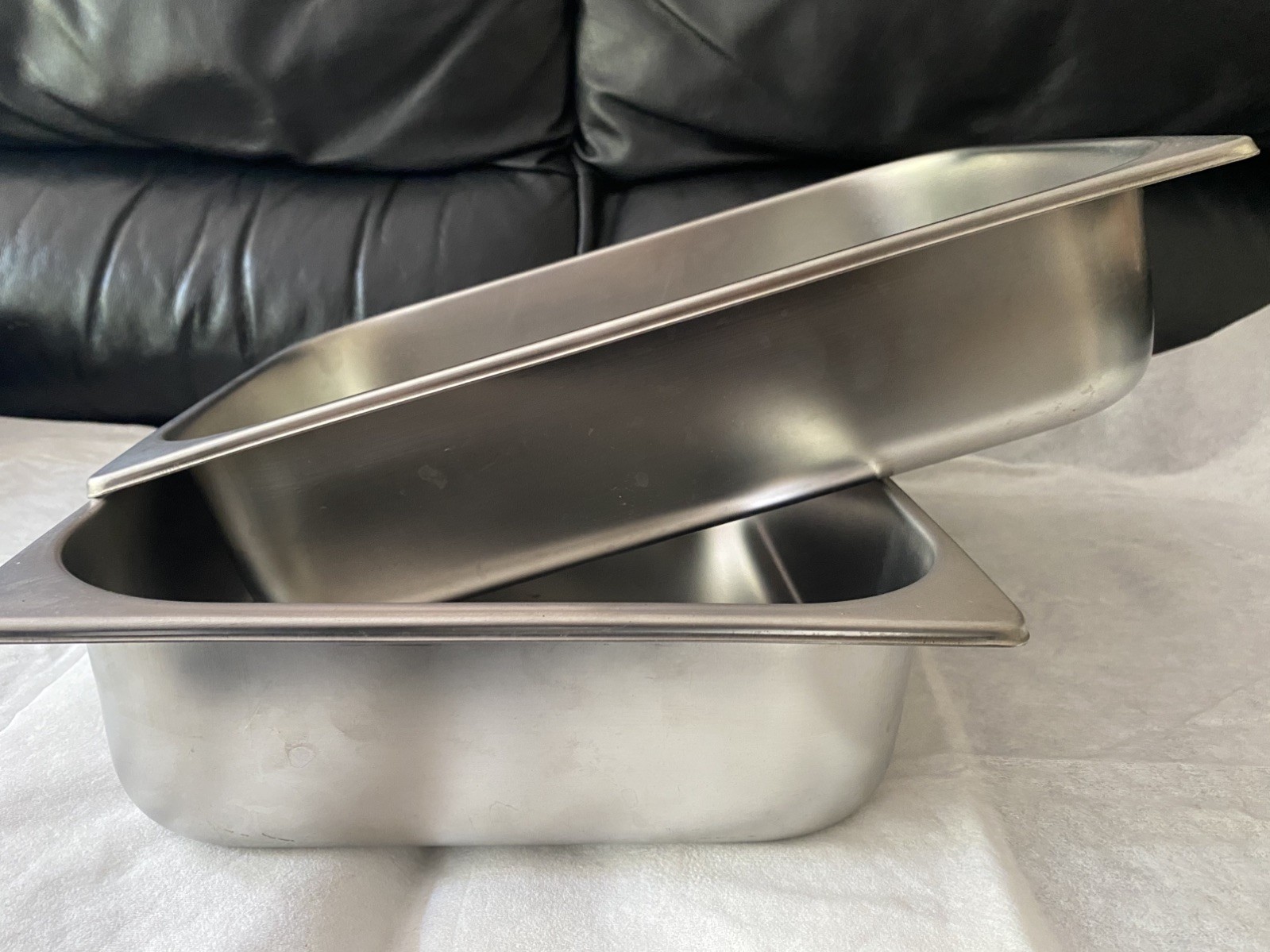 Gelato Pan 5,5 liter Stainless steel 360x250x80mm