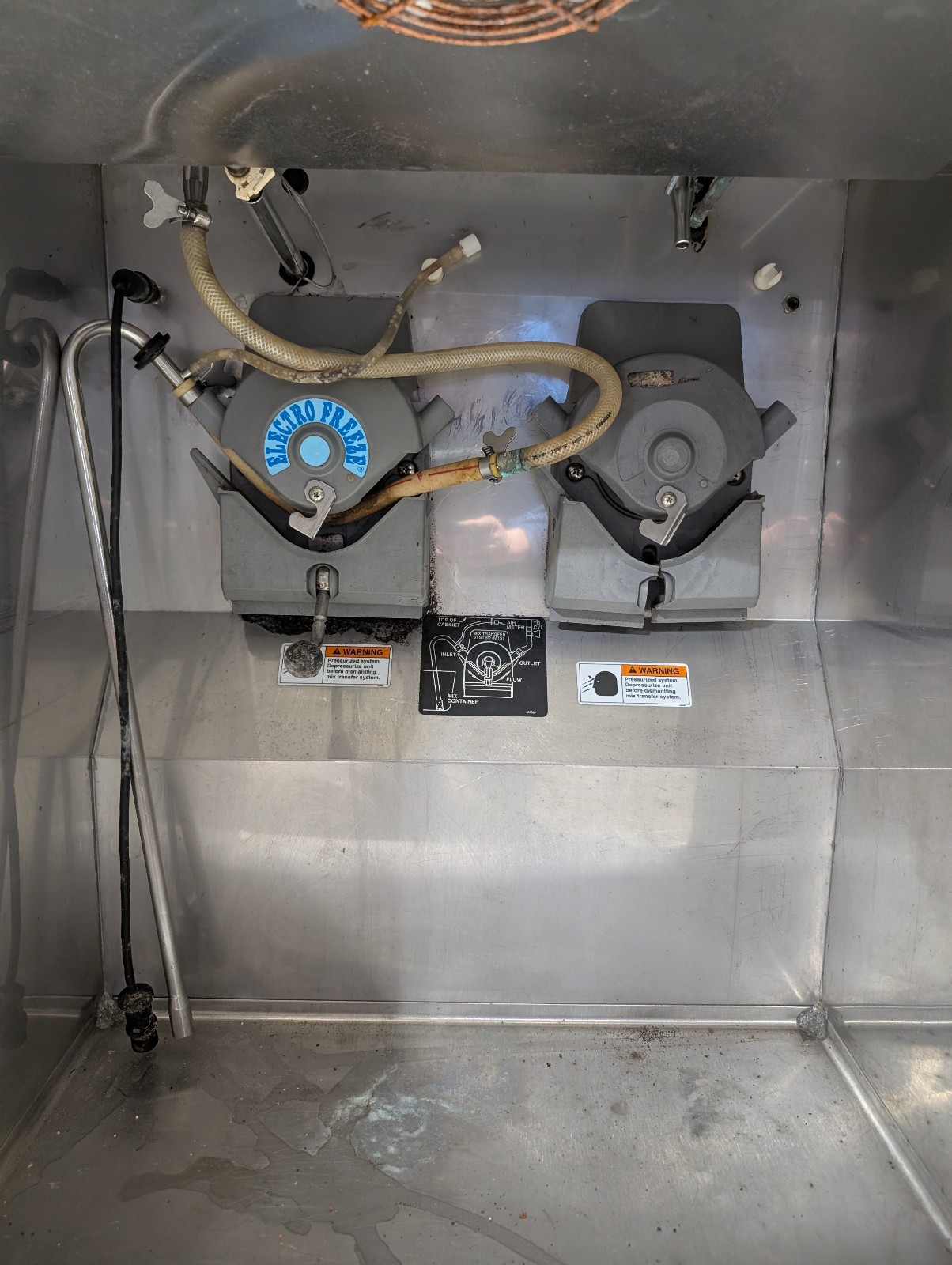 Electro Freeze 30CMT-232 Soft Serve Ice Cream, Pressurized, Air Cooled, 3 ph