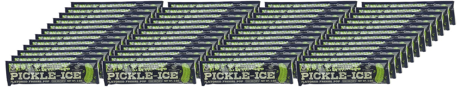 Van Holten’s Pickles – Pickle-Ice Freeze Pops – Twin 2 Ounce (Pack of 48)