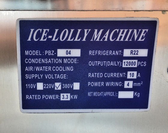 NEW Popsicle Maker Machine Ice Cream Mold Freezer Model BPZ-04 Paletas Paletero