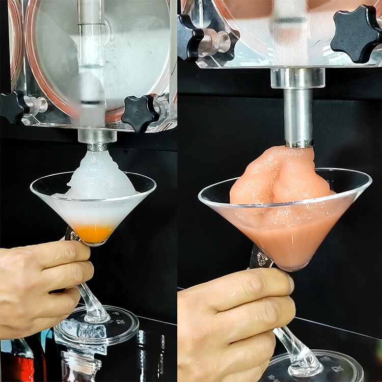 Kolice USA Margarita Frozen Beverage Ice Slush Machine, Cocktail Milkshake Maker