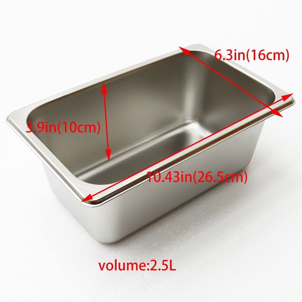 12 Pan Ice Cream Showcase Tempered Glass Freezer Display with LED Light 220V