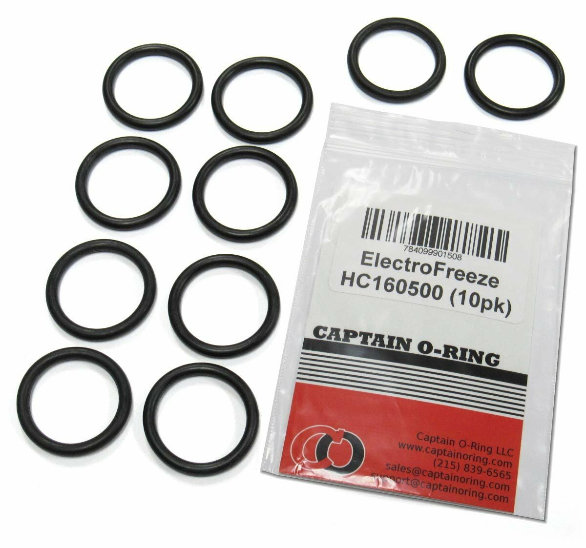 Captain O-Ring – Replacement Electro Freeze HC160500 O-Rings (10 Pack)