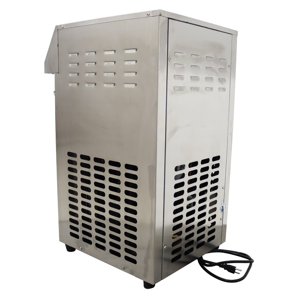110V 3 Flavors Soft Ice Cream Machine Pre-cooling Ice Cream Maker 3.6L 2-Tank