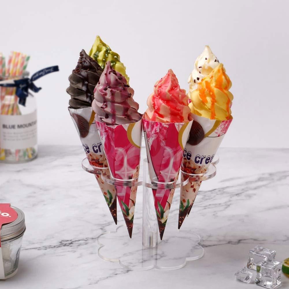 Ice Cream Cone Holder Chip Cone Holder Counter Top DIY Decoration Replacement