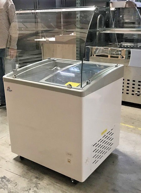 NEW 31″ Ice Cream Popsicle Glass Dipping Freezer Showcase Display Commercial NSF