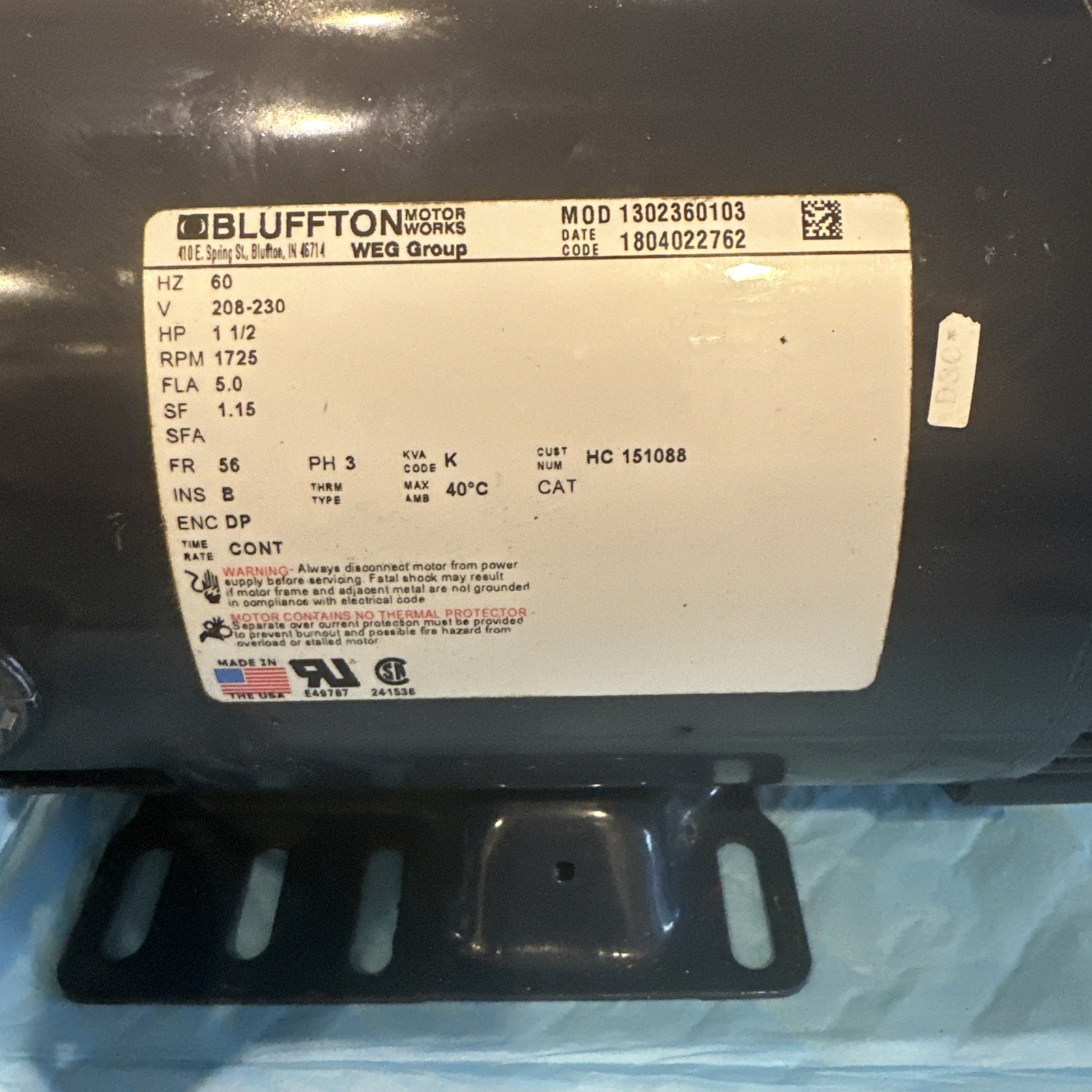 Electro Freeze HC151088 Motor