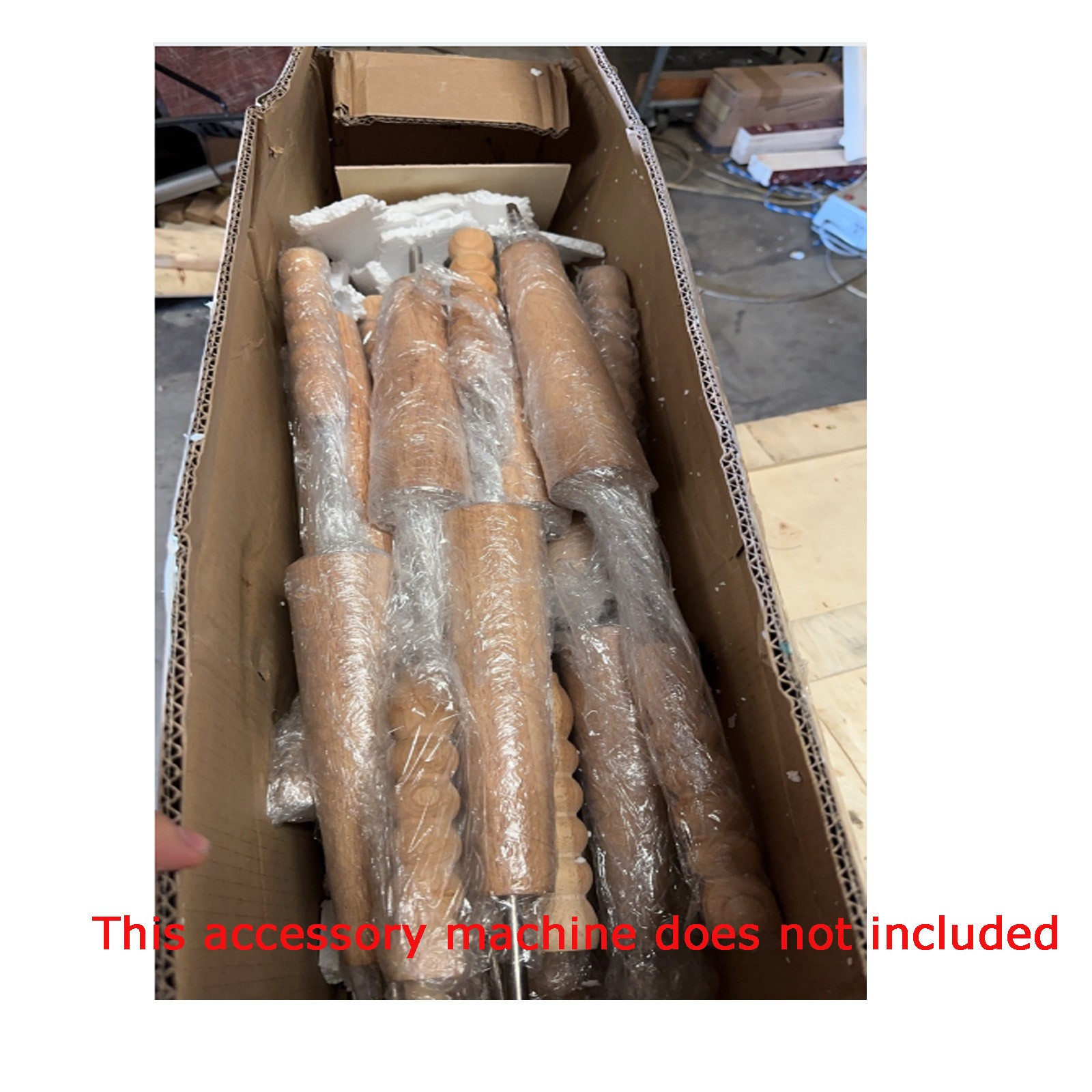 Used Electric 110V Ice Cream Cone Chimney Cake Roll Maker Oven Machine