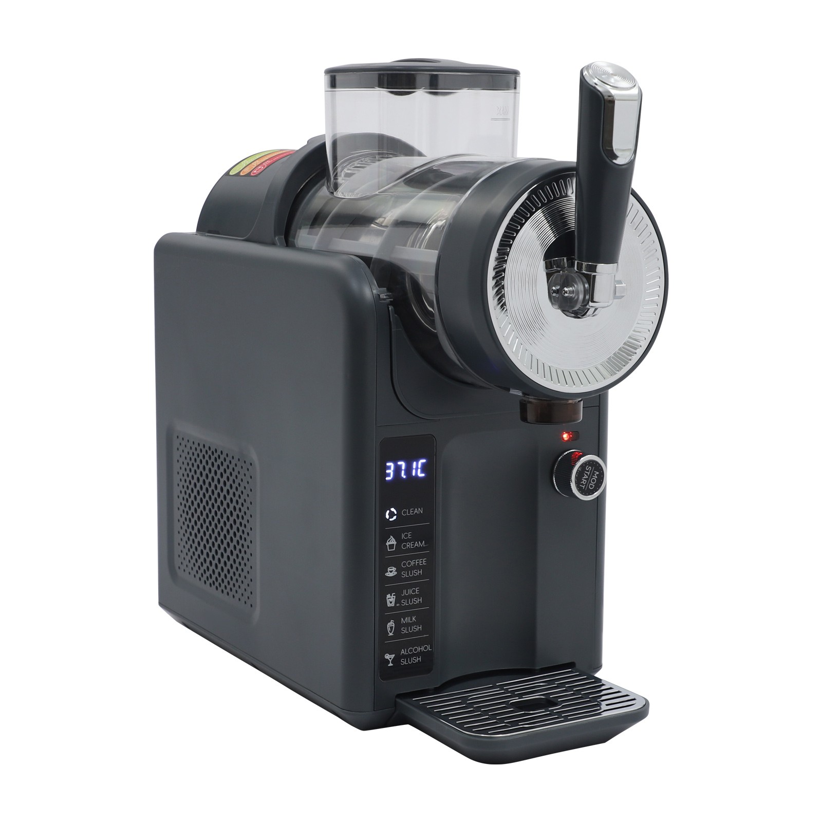 1.8L/0.48 Gallon Frozen Drink Machine Tabletop Electric Shaved Ice Machine 185W