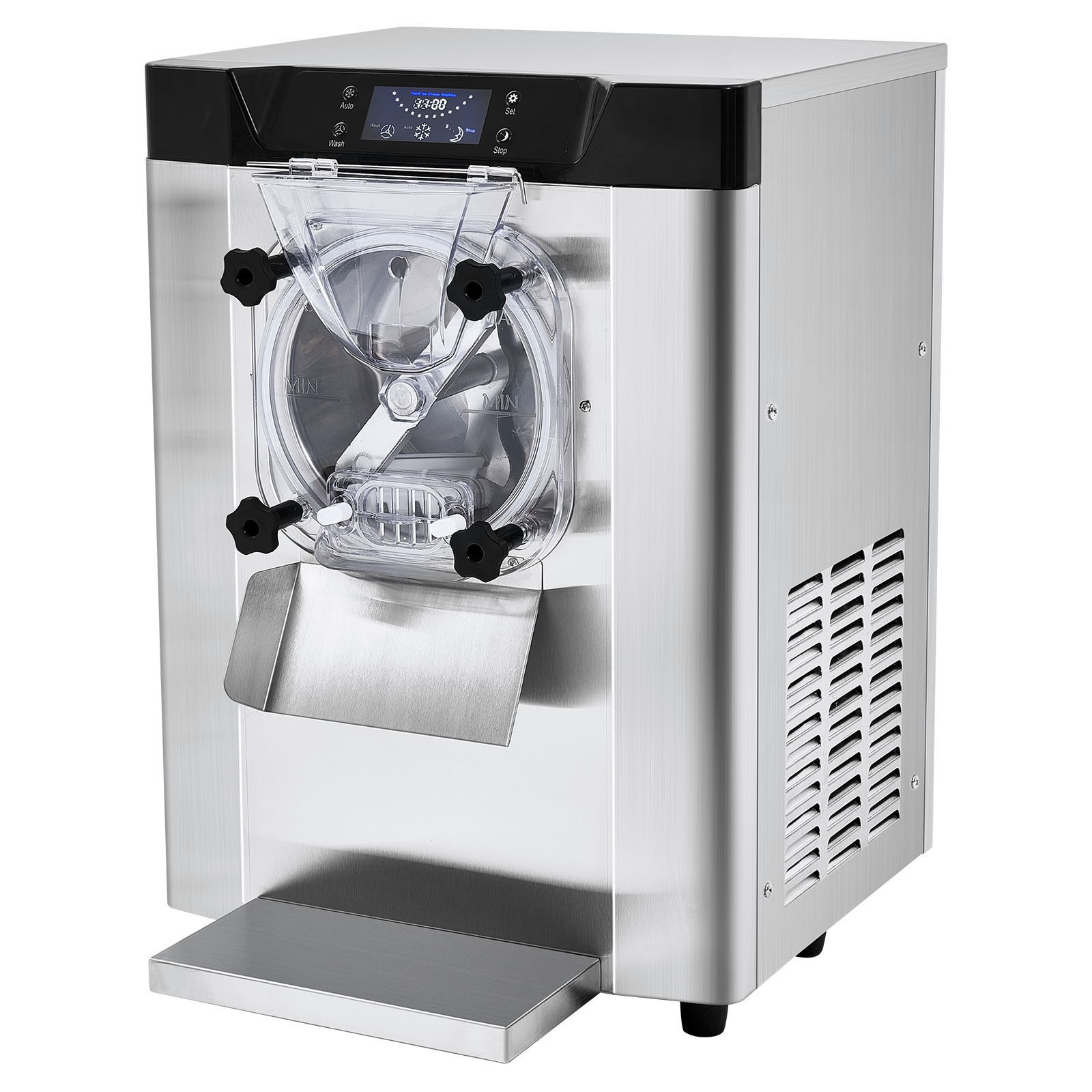 VEVOR Commercial Soft/Hard Serve Ice Cream Machine Maker 10-44L/H Yield 3 Flavor