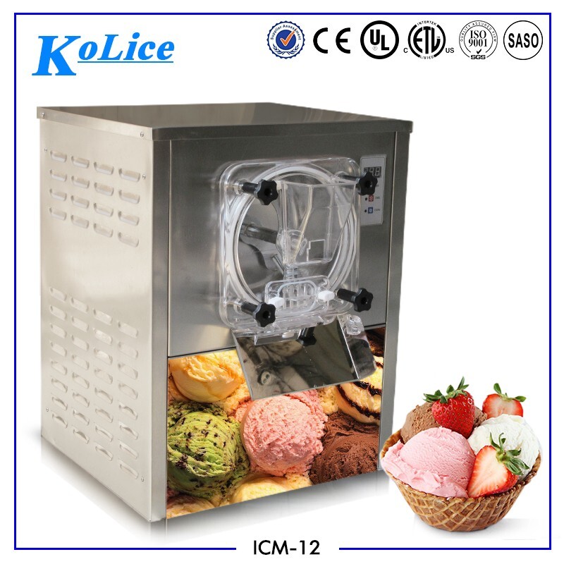 Kolice Commercial 15-20L/H Mini Tabletop Gelato Hard Ice Cream Machine
