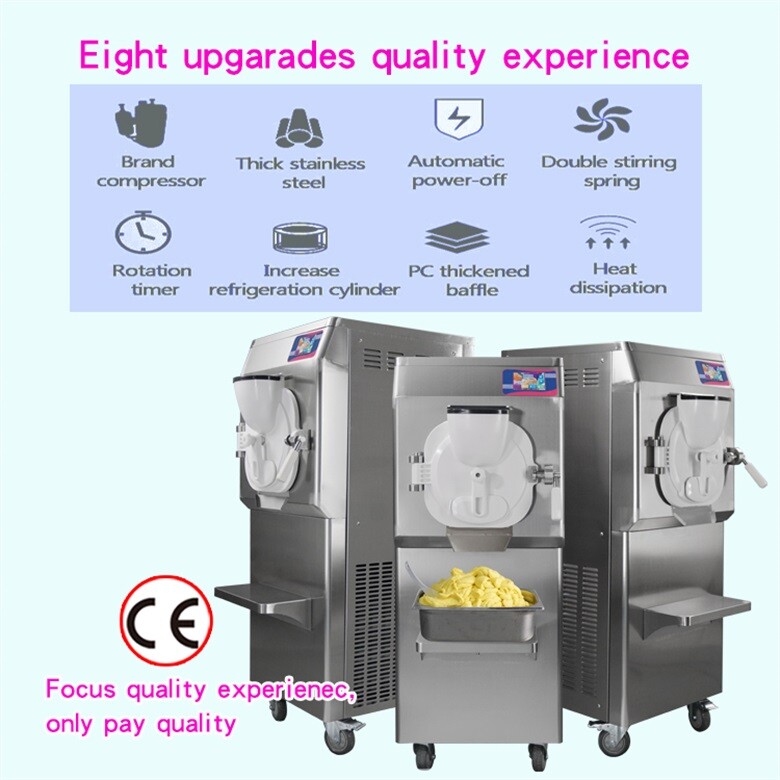 USA Kolice ETL Commercial Heavy Duty 35 Quart/Hour Gelato Hard Ice Cream Machine