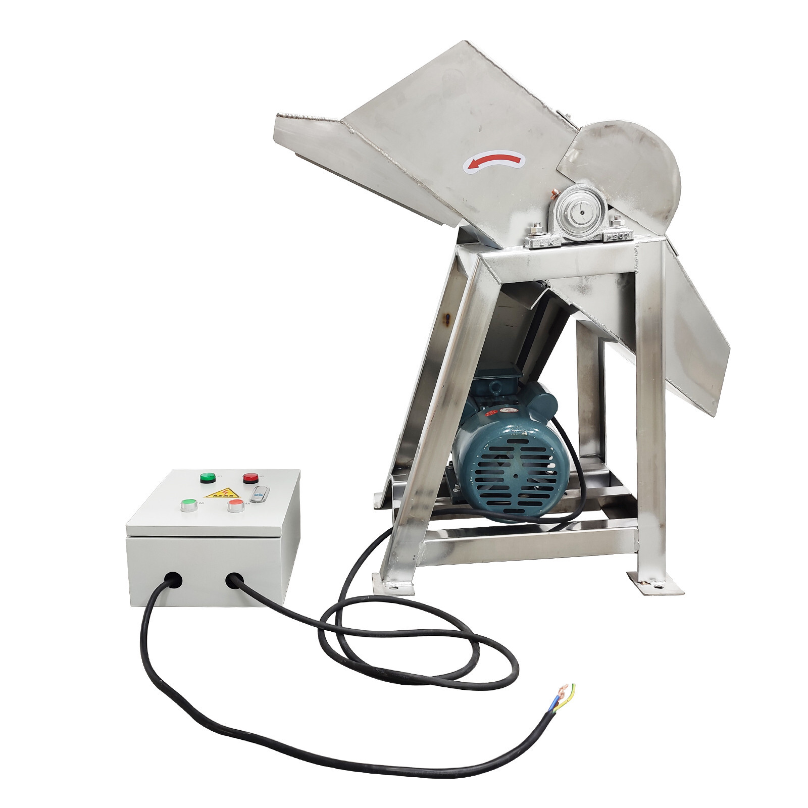 220V Large Scale Ice Breaker, 2T/H IndustrialIce Stainless Steel Ice Breaker