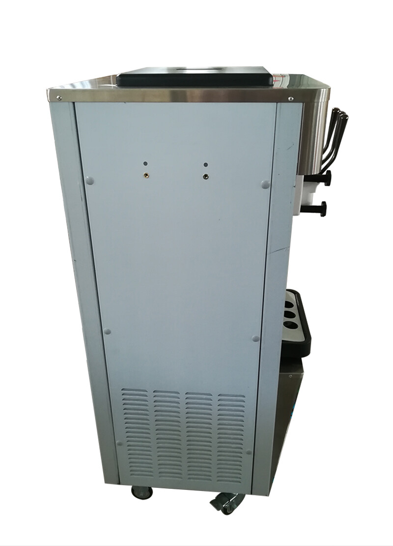TECHTONGDA Soft Ice Cream Machine for Commercial Cold Drink Shop 3 Heads 110V