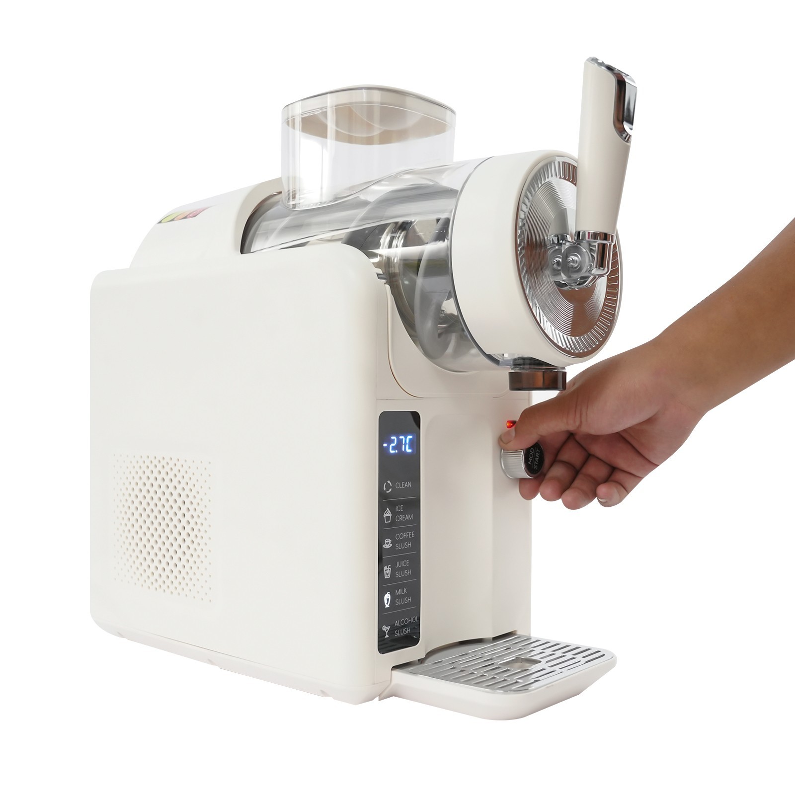 1.8L/0.48 Gallon Shaved Ice Machine Frozen Drink Machine Electric Tabletop 185W