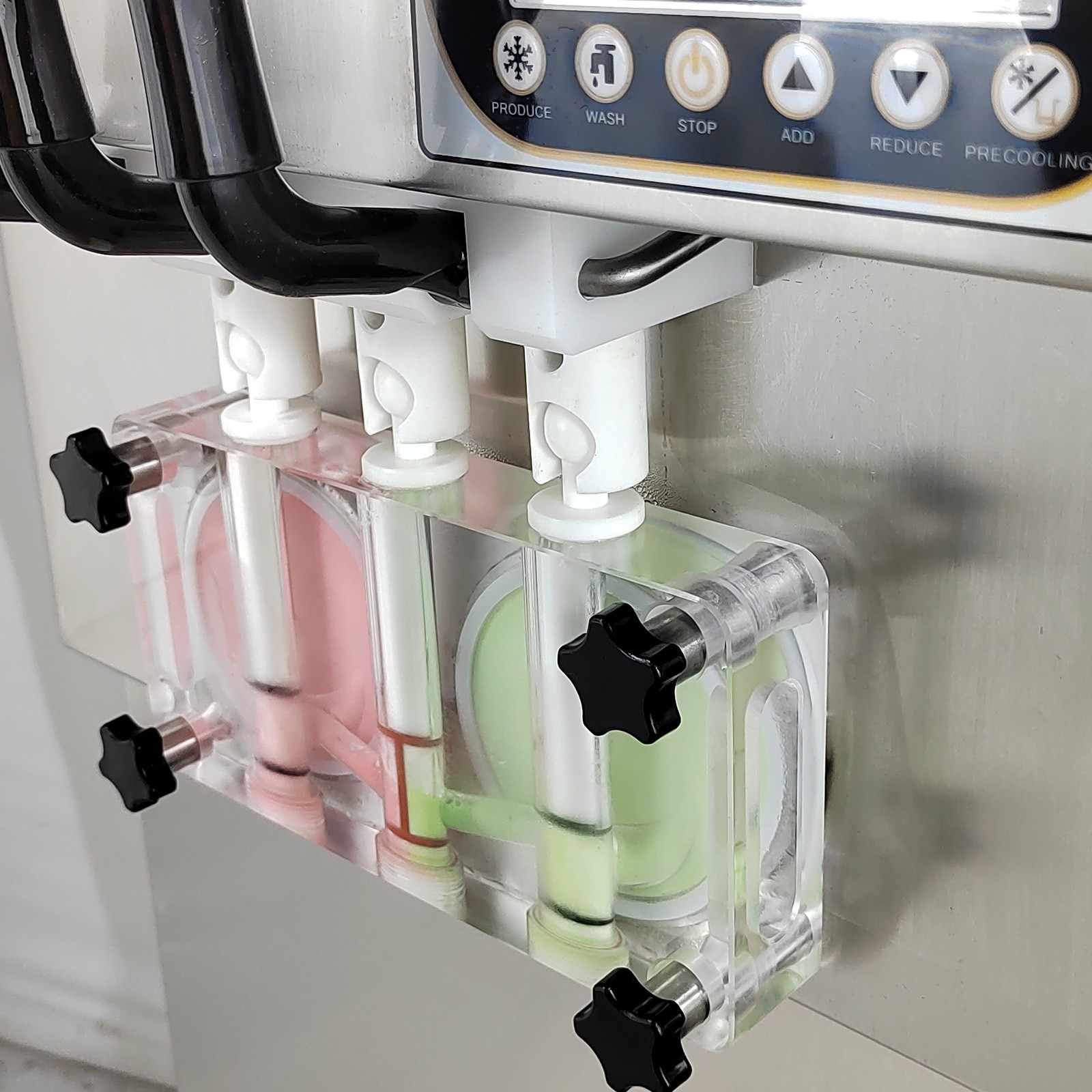 95% New Kolice Commercial ETL3 flavors Soft Ice Cream Machine,2+1 mixed flavors