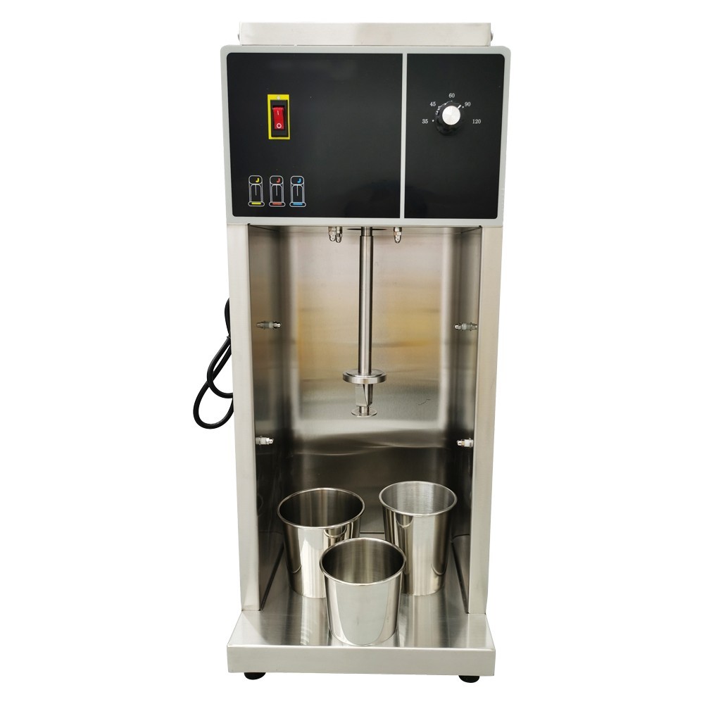 Ice Cream Blender Machine 110V w/ 3 Round Stainless Steel Molds Creamy Ice Cream