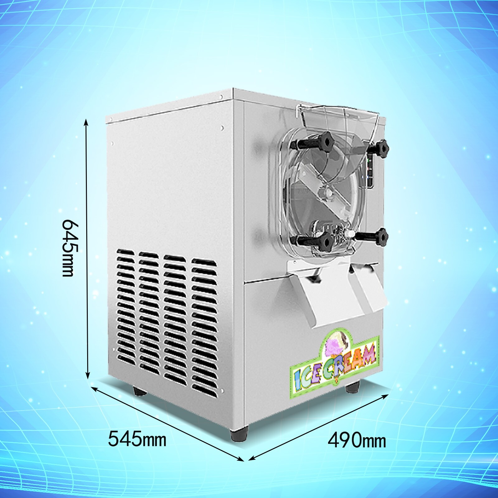 Countertop Mini Ice Cream Maker,Hard Ice Cream Machine,Gelato Ice Cream Machine