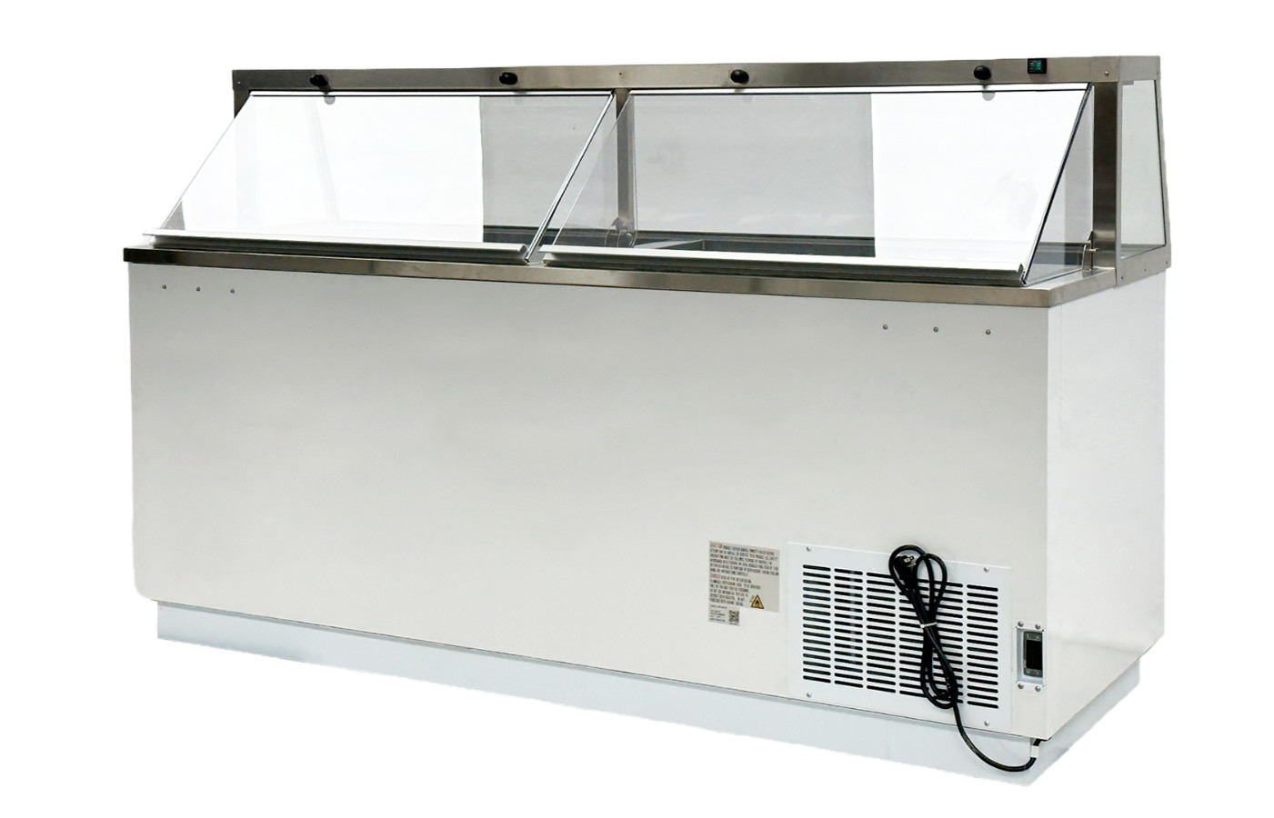 NSF 16 Can Ice Cream Cabinet Refrigerator Display Case Showcase Gelato Freezer